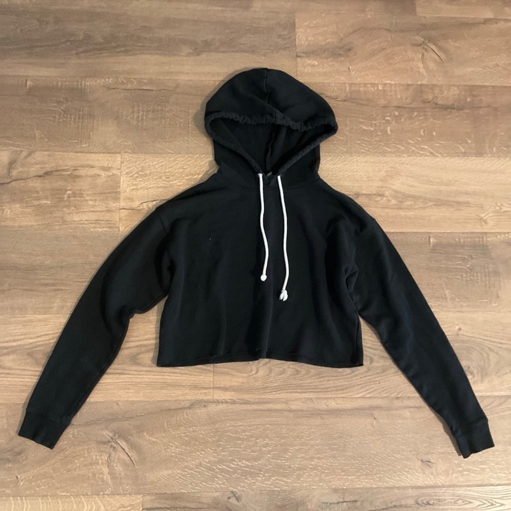 Wild Fable black cropped Hoodie, M